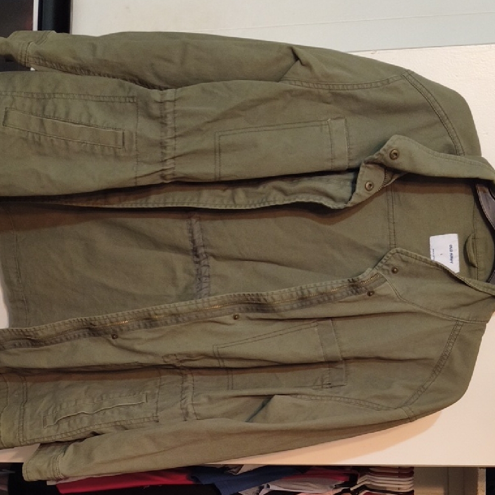 Old Navy Women's Olive Military Jacket